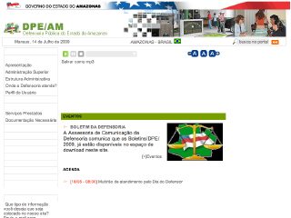 Thumbnail do site Defensoria Pública do Estado do Amazonas