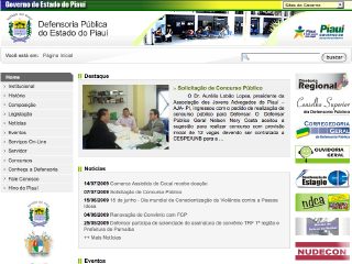 Thumbnail do site Defensoria Pública do Estado do Piauí