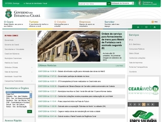 Thumbnail do site Corpo de Bombeiros Militar do Ceará
