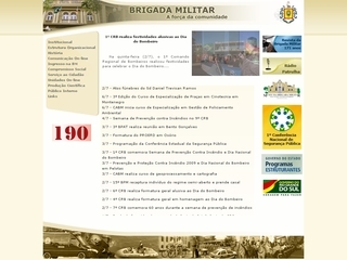Thumbnail do site Corpo de Bombeiros Militar do Rio Grande do Sul