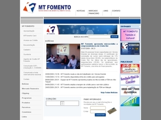 Thumbnail do site Agência de Fomento do Estado de Mato Grosso