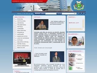 Thumbnail do site Assembleia Legislativa do Estado do Amazonas