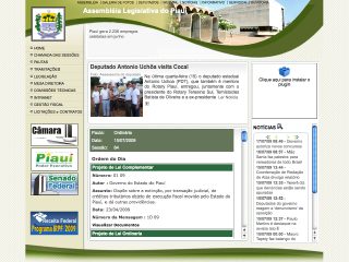 Thumbnail do site Assembléia Legislativa do Estado de Piauí