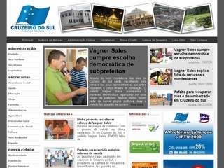Thumbnail do site Prefeitura Municipal de Cruzeiro do Sul