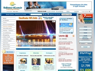 Thumbnail do site Portal da Cidade de Rio Branco