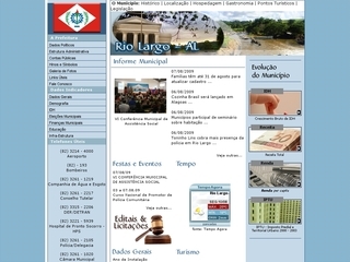 Thumbnail do site Prefeitura Municipal de Rio Largo