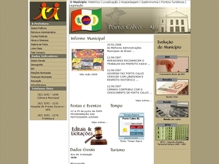 Thumbnail do site Prefeitura Municipal de Porto Calvo
