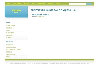 Thumbnail do site Prefeitura Municipal de Viosa