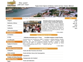 Thumbnail do site Prefeitura Municipal de Piranhas