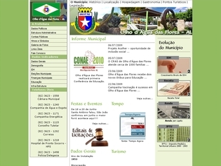 Thumbnail do site Prefeitura Municipal de Olho d