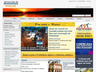 Thumbnail do site Prefeitura Municipal de Manaus