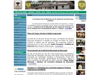 Thumbnail do site Prefeitura Municipal de So Gabriel da Cachoeira