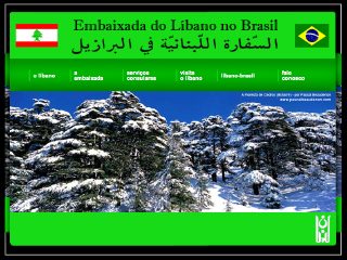 Thumbnail do site Embaixada do Líbano no Brasil