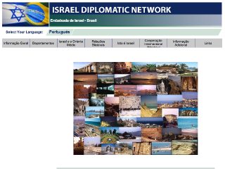Thumbnail do site Embaixada de Israel no Brasil