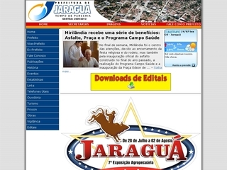 Thumbnail do site Prefeitura Municipal de Jaragu