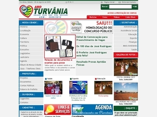 Thumbnail do site Prefeitura Municipal de Turvnia