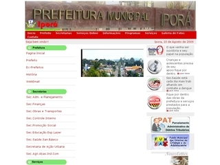 Thumbnail do site Prefeitura Municipal de Iporá