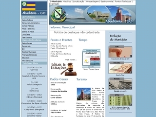 Thumbnail do site Prefeitura Municipal de Abadinia