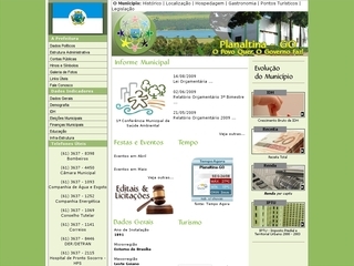 Thumbnail do site Prefeitura Municipal de Planaltina