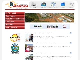 Thumbnail do site Prefeitura Municipal de Aparecida de Goinia