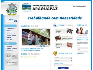 Thumbnail do site Prefeitura Municipal de Araguapaz