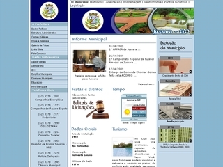 Thumbnail do site Prefeitura Municipal de Jussara
