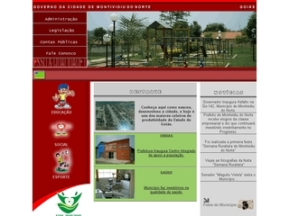 Thumbnail do site Prefeitura Municipal de Montividiu do Norte
