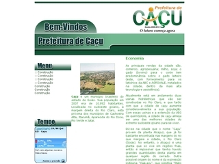 Thumbnail do site Prefeitura Municipal de Caçu