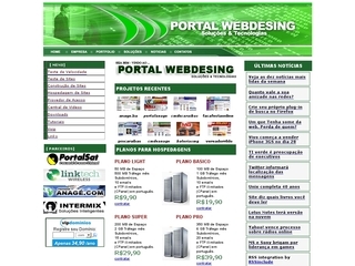 Thumbnail do site Portal Webdesing