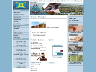 Thumbnail do site Prefeitura Municipal de Paranaiguara