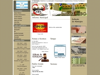 Thumbnail do site Prefeitura Municipal de Indiara