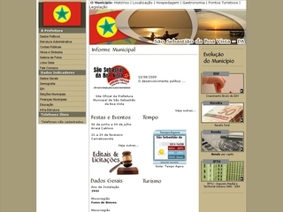Thumbnail do site Prefeitura Municipal de So Sebastio da Boa Vista