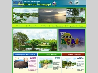 Thumbnail do site Prefeitura Municipal de Inhangapi