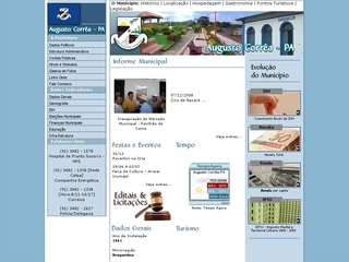 Thumbnail do site Prefeitura Municipal de Augusto Corra