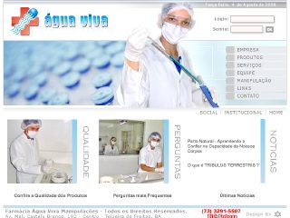 Thumbnail do site Farmcia Agua-viva