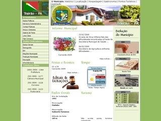 Thumbnail do site Prefeitura Municipal de Trairo