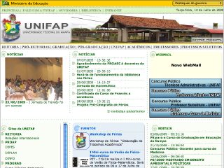 Thumbnail do site UNIFAP - Universidade Federal do Amap