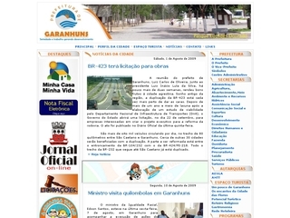 Thumbnail do site Prefeitura Municipal de Garanhuns