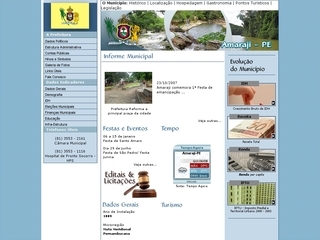 Thumbnail do site Prefeitura Municipal de Amaraji