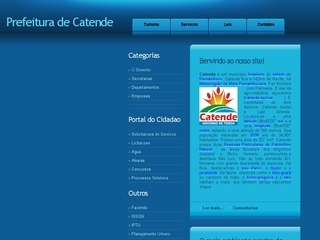 Thumbnail do site Prefeitura Municipal de Catende