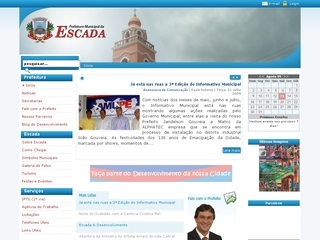Thumbnail do site Prefeitura Municipal de Escada