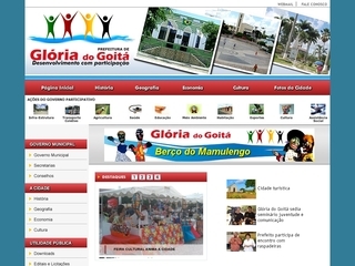 Thumbnail do site Prefeitura Municipal de Glria do Goit