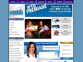 Thumbnail do site Prefeitura Municipal de Pombos
