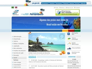 Thumbnail do site Prefeitura Municipal de Fernando de Noronha