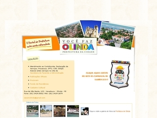 Thumbnail do site Prefeitura Municipal de Olinda