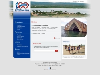 Thumbnail do site Prefeitura Municipal de Petrolndia