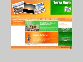 Thumbnail do site Prefeitura Municipal de Terra Nova