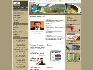 Thumbnail do site Prefeitura Municipal de Serra Talhada