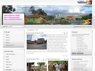 Thumbnail do site Prefeitura Municipal de Tuparetama