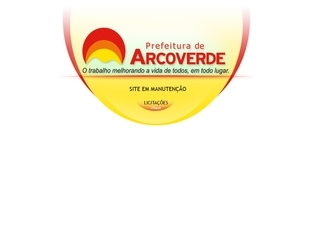 Thumbnail do site Prefeitura Municipal de Arcoverde